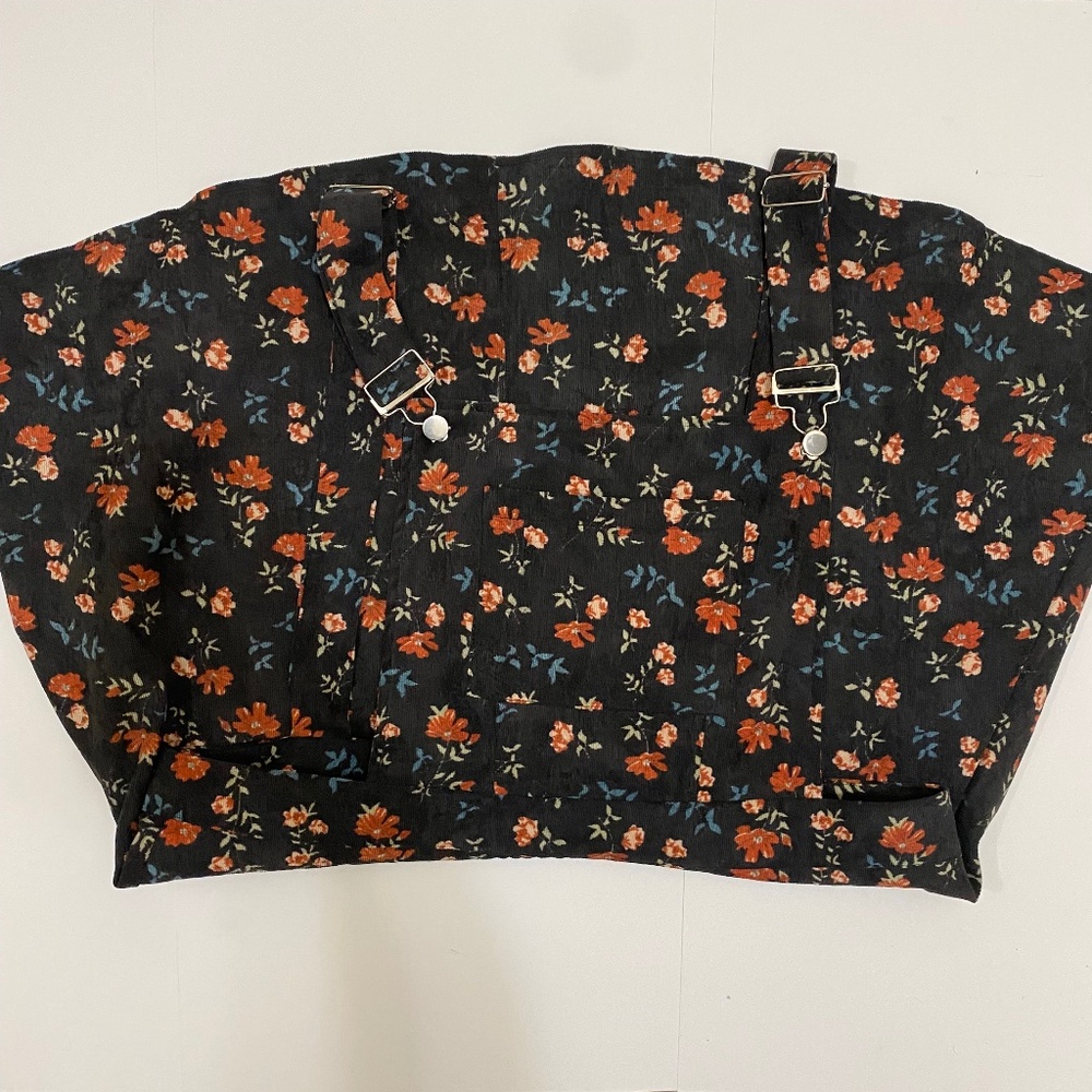 Floral Overall Dress 2XL